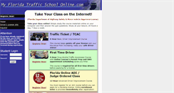 Desktop Screenshot of myfloridatrafficschoolonline.com
